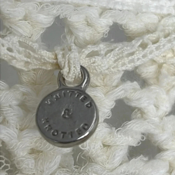 Anthropologie Knitted & Knotted Open Front Beaded Cardigan Bell Sleeve Size M - Picture 12 of 15